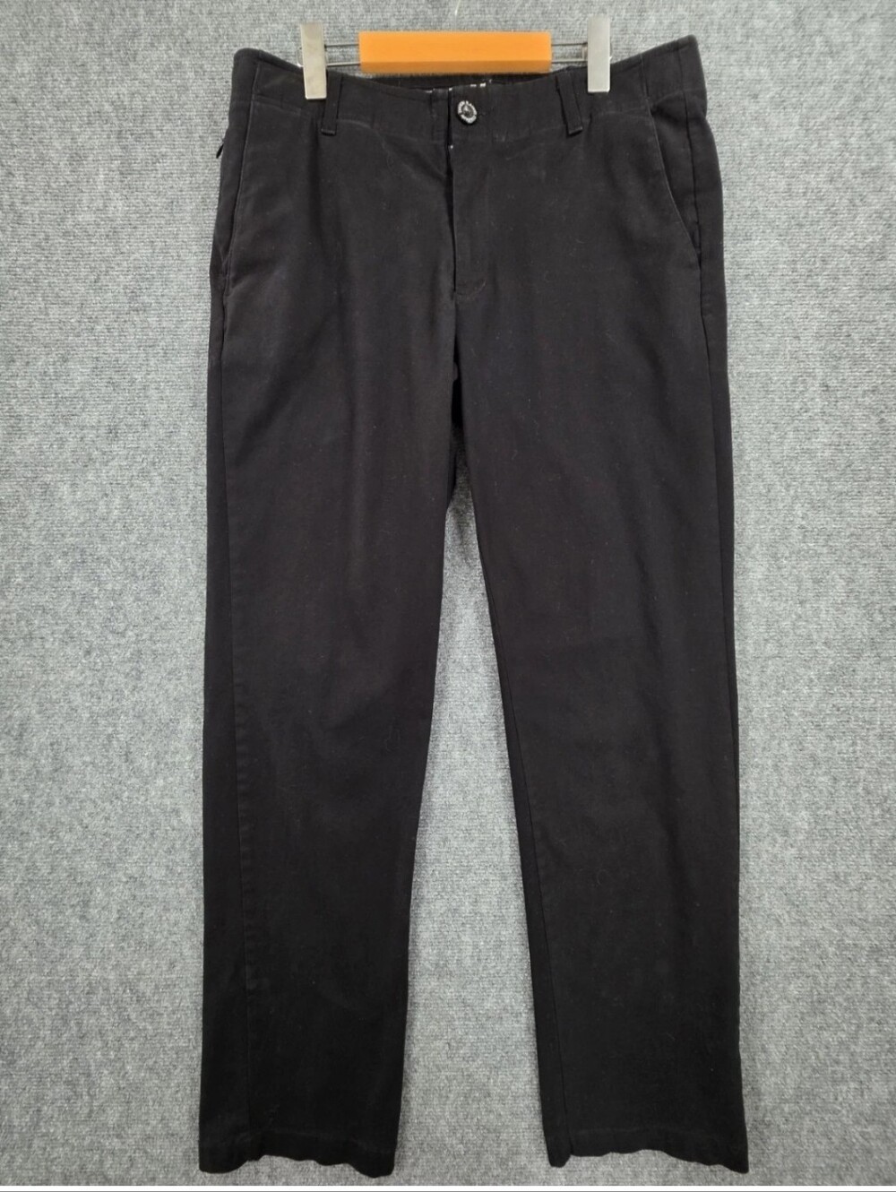 Dixxon Flannel D-Flexx Chino Pants Mens 36x32 Black Grey Stretch Casual Work EUC
